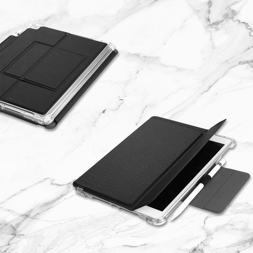 iPad Wireless Bluetooth Keyboard Case, Smart Magnetic Detachable Kickstand case  with Pencil Holder, Auto Sleep Wake Up